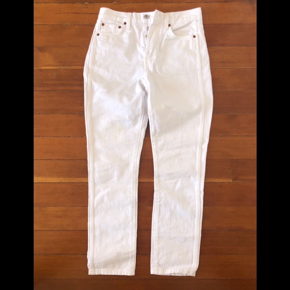 Re/done white pants size 26 great condition!